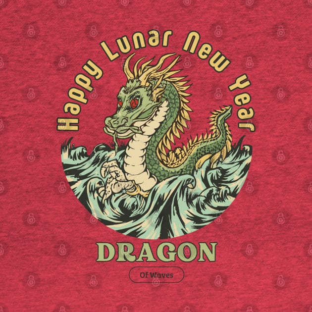 Dragon Of Wave, Happy Lunar New Year by Hi Project